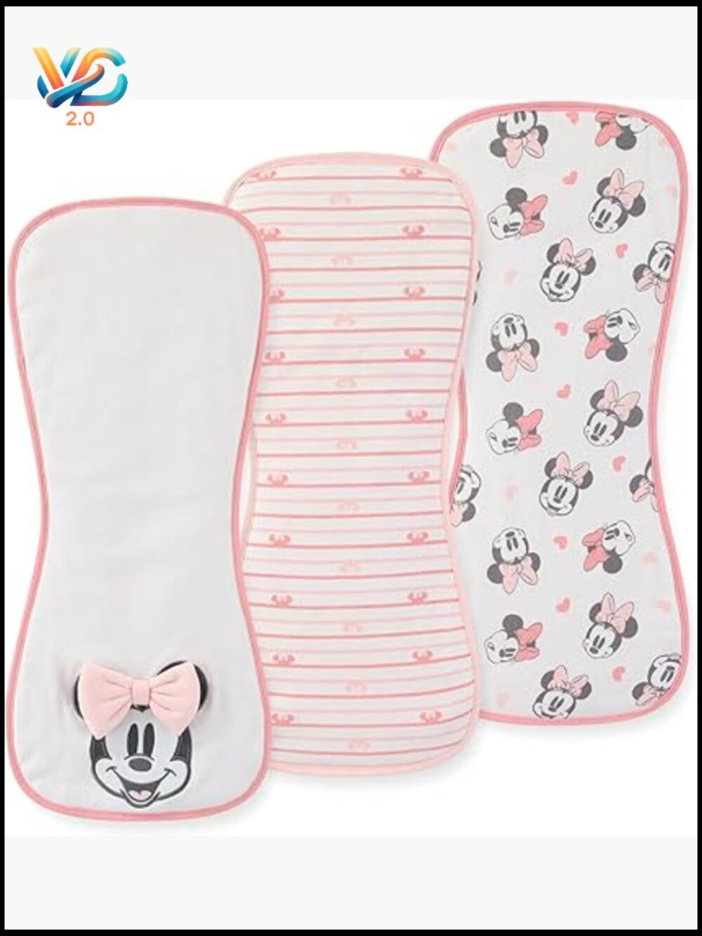 Baby Burp Cloths 3 Pack Soft Absorbent Leakproof Burping Rags for Newborn and